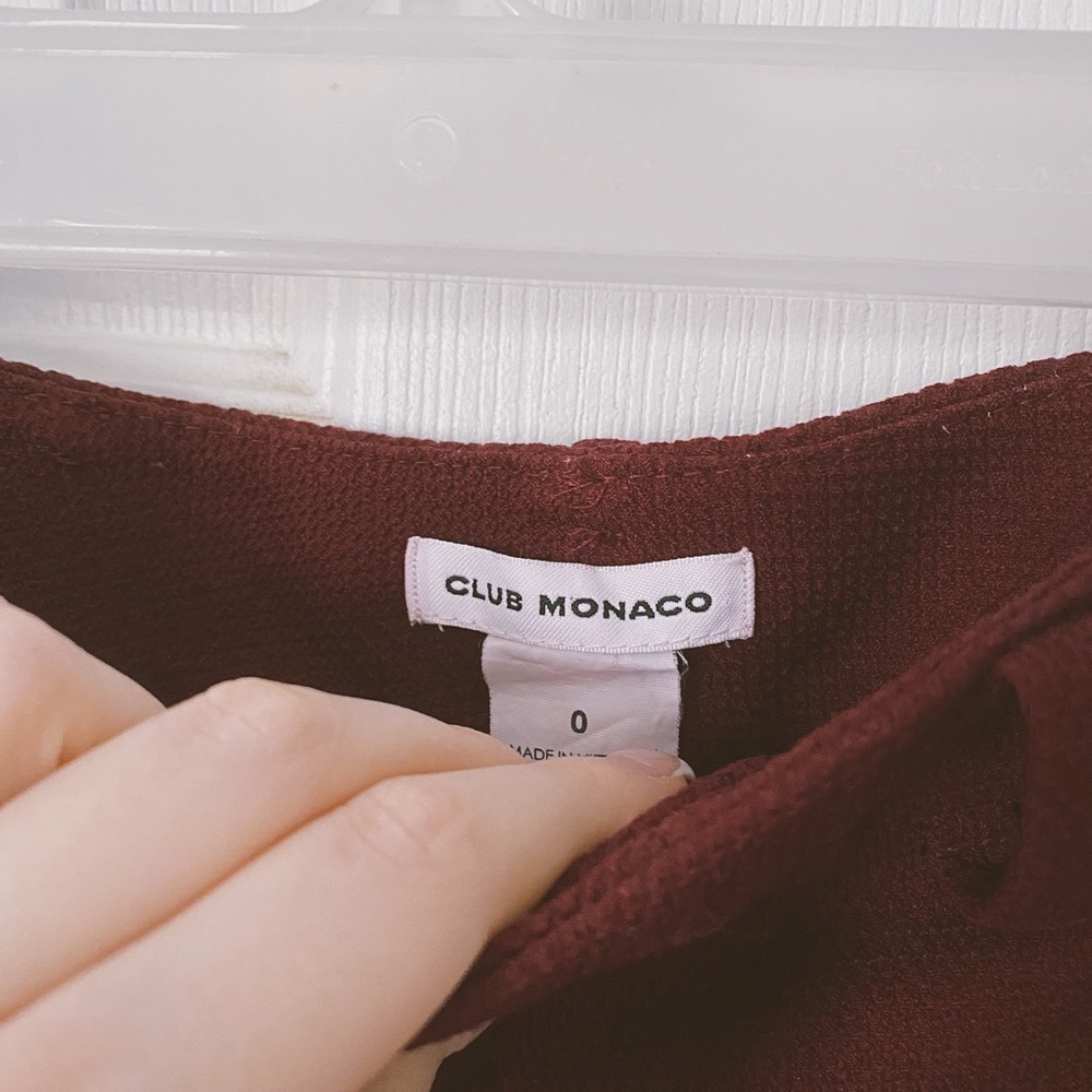 Club Monaco High Rise Trousers - Picture 4 of 4